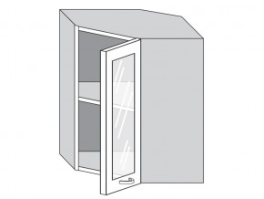 1.60.3у Шкаф настенный (h=720) угловой на 600мм со стекл. дверцей в Нижних Сергах - nizhnie-sergi.magazin-mebel74.ru | фото