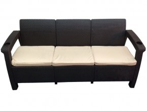 Диван Yalta Sofa 3 Set шоколадный в Нижних Сергах - nizhnie-sergi.magazin-mebel74.ru | фото