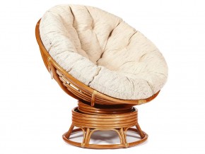 Кресло-качалка Papasan w 23/01 B с подушкой Cognac, ткань Старт в Нижних Сергах - nizhnie-sergi.magazin-mebel74.ru | фото