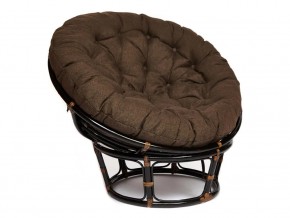 Кресло Papasan 23/01 W с подушкой Antique brown, ткань Коричневый в Нижних Сергах - nizhnie-sergi.magazin-mebel74.ru | фото