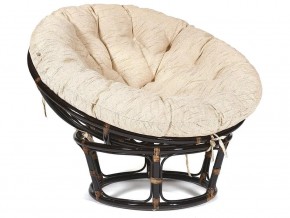 Кресло Papasan 23/01 W с подушкой Antique brown, ткань Старт в Нижних Сергах - nizhnie-sergi.magazin-mebel74.ru | фото