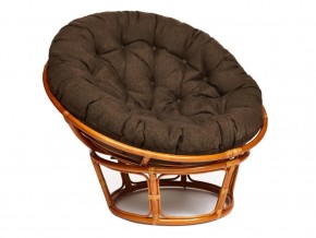 Кресло Papasan 23/01 W с подушкой Cognac, ткань Коричневый в Нижних Сергах - nizhnie-sergi.magazin-mebel74.ru | фото