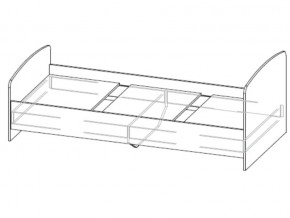 Кровать одинарная в Нижних Сергах - nizhnie-sergi.magazin-mebel74.ru | фото