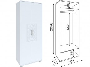 М01 Шкаф двухдверный в Нижних Сергах - nizhnie-sergi.magazin-mebel74.ru | фото