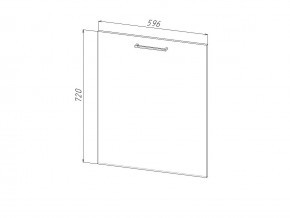 П 60 Комплект для посудомоечной машины 600 мм (цоколь + фасад) ЛДСП в Нижних Сергах - nizhnie-sergi.magazin-mebel74.ru | фото