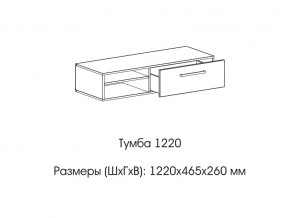 Тумба 1220 (низкая) в Нижних Сергах - nizhnie-sergi.magazin-mebel74.ru | фото