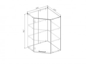 ВУ9 Модуль верхний Угловой МВУ9 в Нижних Сергах - nizhnie-sergi.magazin-mebel74.ru | фото